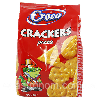 Крекер піцца Кроко Croco 100g 12шт/ящ (Код: 00-00006051)