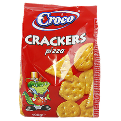 Крекер піцца Кроко Croco 100g 12шт/ящ (Код: 00-00006051)