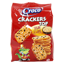 Крекер топ з кунжутом Кроко Croco Top 150g 12шт/ящ (Код: 00-00006042)