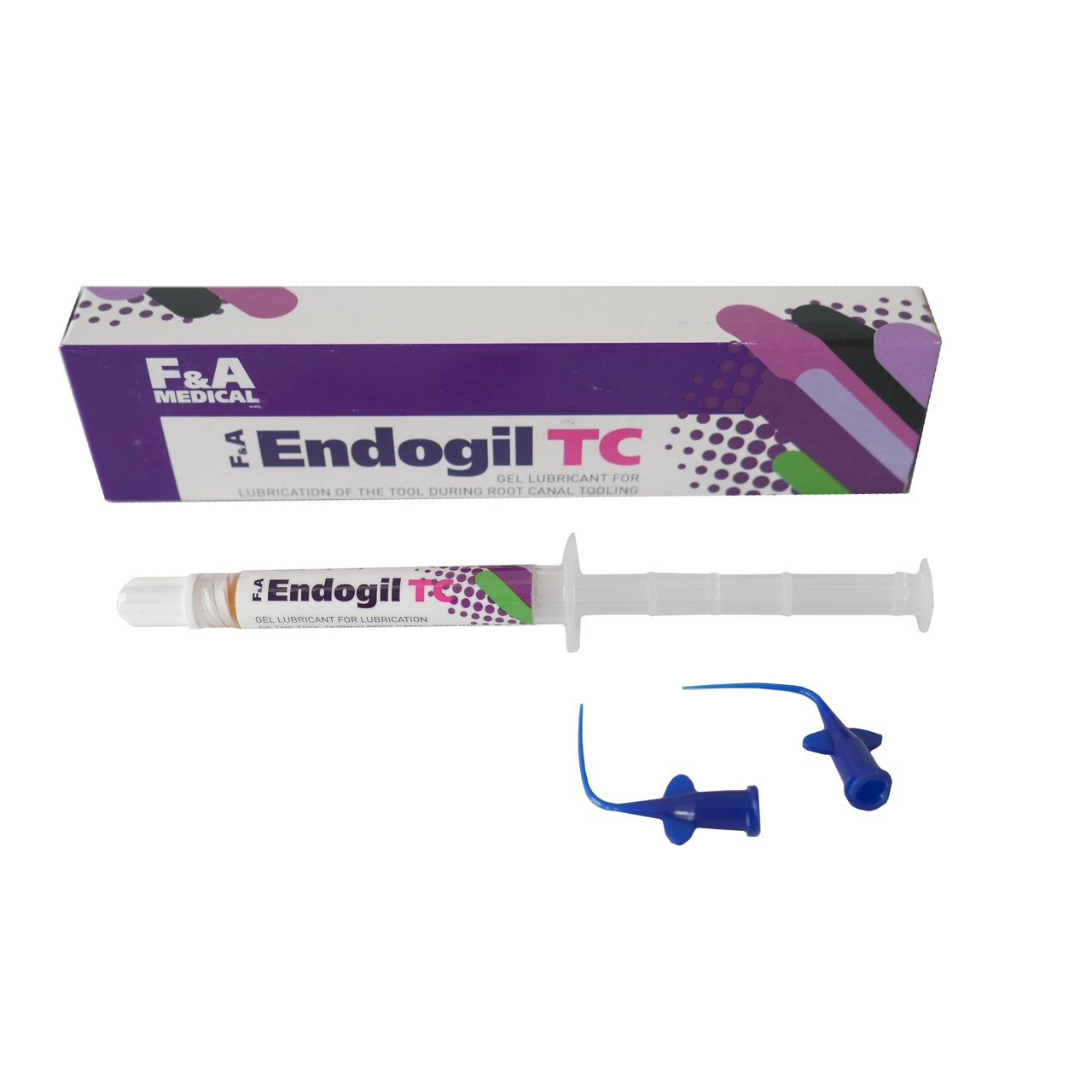 F&A Endogil TC, шприц 2 мл, гель для обробки кореневих каналів, F&A Medical