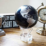 Гіро-глобус Solar Globe "Політична карта" 11,4 см сріблясто-чорний (MG-45-SBE) - MegaLavka, фото 2