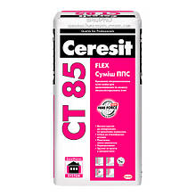 Клей CERESIT CT 85 армована мікроволокнами, 25 кг