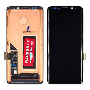 Дисплей (LCD екран) для Samsung G960 Galaxy S9 з чорним тачскрином Original (переклеєне скло), фото 2