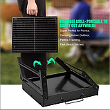 Складаний барбекю гриль BBQ Grill портативний мангал, BBQ Grill Portable з неіржавкої сталі, фото 4
