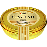 Икра черная аквакультура Lemberg Caviar Amur Royal Malossol Aquaculture 100 г