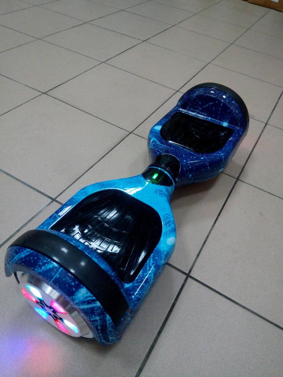 Гіроборд гіроскутер Smart Balance Wheel 6,5 дюймів Тао Тао+Самобаланс Синій космос, фото 1