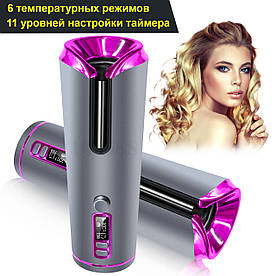 Професійні щипці для завивки волосся Автоматична плойка 6 температурних режимів 11 рівнів таймера