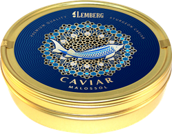 Ікра чорна аквакультура Lemberg Sturgeon Caviar Malossol Aquaculture 500 г