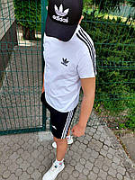 Спортивный костюм мужской летний Adidas. Футболка + Шорты Adidas