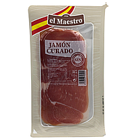 Хамон Maestro JAMON Curado Locheando нарезка, 100г, 20шт/ящ