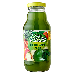 Сік Vittica Korkus мультивітамін зелений, 330 мл, 15 шт/ящ