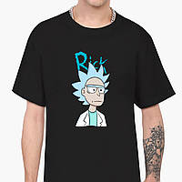 Футболка мужская Рик Санчез Рик и Морти (Rick Sanchez Rick and Morty) Черный (9223-2929-BK-S) S