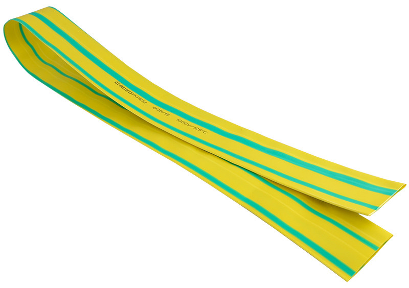 Термоусаджувальна трубка 30,0/15,0 шт.(1м) жовто-зелена