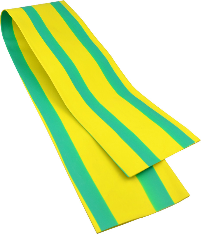 Термоусаджувальна трубка 90,0/45,0 шт.(1м) жовто-зелена