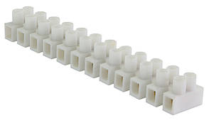 Клемна колодка  "тип Н" 6 мм2 / 6А біла