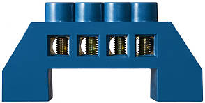 Нульова шина в пластиковому корпусі BC-6A 4 отв. (6*9)