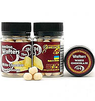 Бойли White Chocolate нейтральної плавучості Grandcarp Amino Wafters (Білий шоколад) 8х10 мм
