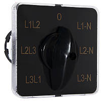 Перемикач пакетний типу ПКП Е9 16А/4.88 (вимірювання напруги)