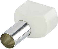 Наконечники трубчасті ТЕ 16,0-14 білі (100 шт.)