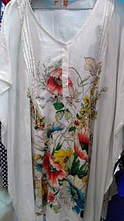 Туніка SUNLIGHT 1545 біла з квітами