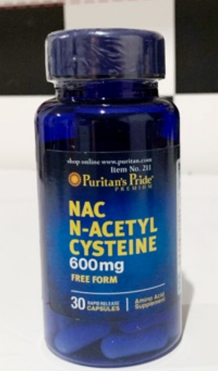 N-ацетилцистеїн Puritan's Pride NAC N-Acetyl Cysteine 30 капсули