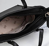 Жіноча брендова сумка кроссбоди Guess (814-2) чорна, фото 4