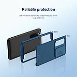 Захисний чохол Nillkin для Xiaomi Mi 10S (CamShield Pro Case) Blue з захистом камери, фото 6