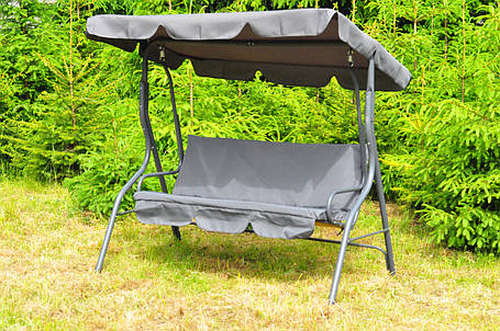 Садова 3 містна гойдалка Avko Relax Grey ARSC18601, фото 1