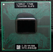 Процесор Intel Core 2 Duo T7500-2,20GHz- Б/В