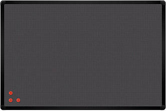 Дошка чорна PinMag (як пробкова) дошка з металевою сіткою на стіну в алюмінієвій рамі 2х3 PinMag.