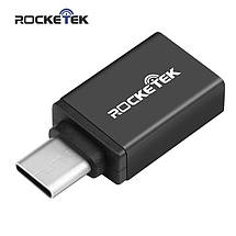 Перехідник OTG Rocketek USB - Type-C (Чорний) USB 3.0, фото 3