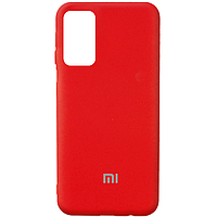 Силиконовый чехол Silicone Cover на телефон Xiaomi Redmi Note 10 Pro / Сяоми Редми Ноут 10 Про Красный