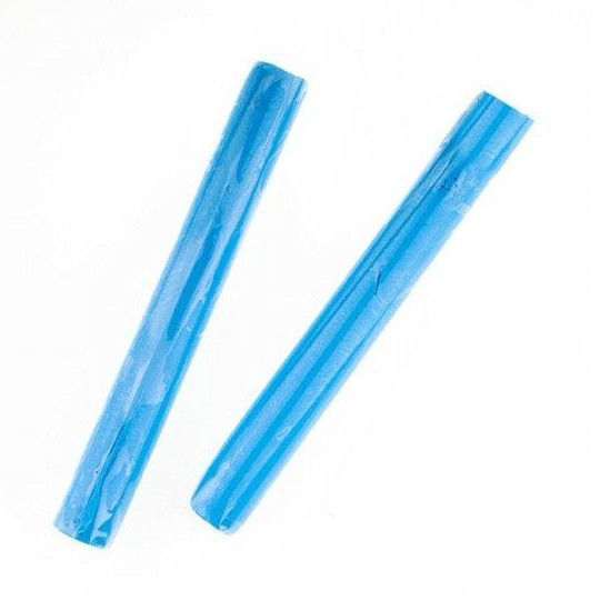 Полимерная глина Пластишка Пластика запекаемая палочка 17 грамм Голубая флуоресцентная 0208 - фото 3 - id-p1422948642