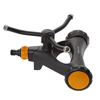 Fiskars Дощувач вихровий металевий з колесами Watering, 240 мм, 530 кв. м. (1023657)
