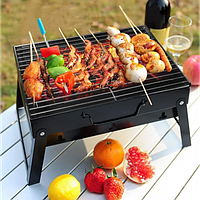 Складаний барбекю гриль BBQ Grill портативний мангал, BBQ Grill Portable з неіржавкої сталі