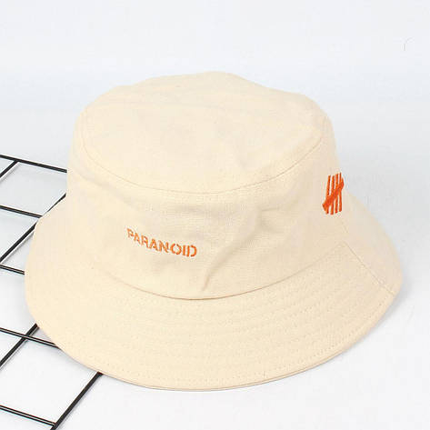 Панама Bucket Hat Anti Social Social Club Paranoid ASSC Бежева, фото 1
