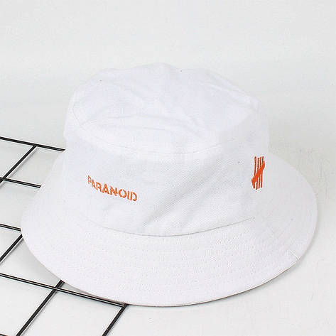 Панама Bucket Hat Anti Social Social Club Paranoid ASSC Біла, фото 1