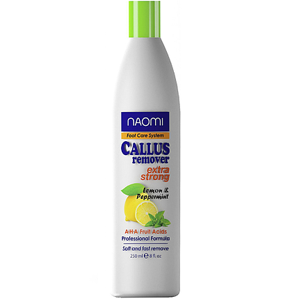 Кислотний пілінг для педикюру Callus Remover Naomi Extra Strong Lemon 250 мл, фото 1