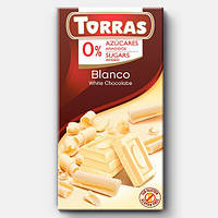 Шоколад без цукру і глютену Torras blanco (білий) Іспанія 75г