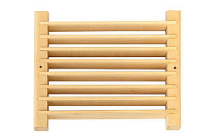 Вентиляційна решітка для лазні липа, вільха