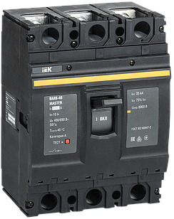 Вимикач автоматичний ВА88-40 3Р 630А 35 кА MASTER IEK