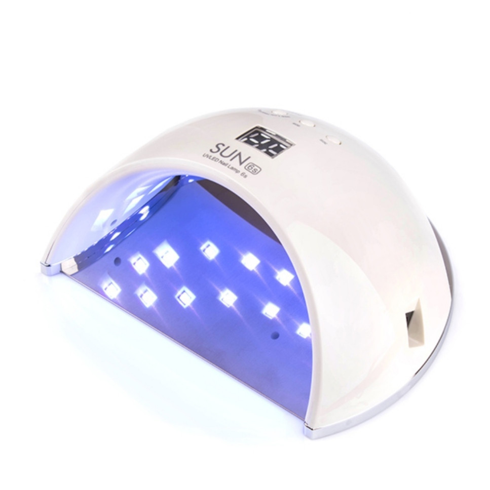 UV-LED Лампа SUN 6S 48W Профессиональная Лампа для Сушки Ногтей Белый ...