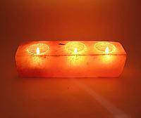 Підсвічник прямокутний з гімалайської солі