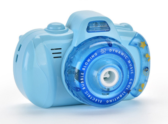 Дитячий фотоапарат для мильних бульбашок BUBBLE CAMERA Blue (14758)