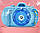 Дитячий фотоапарат для мильних бульбашок BUBBLE CAMERA Blue (14758), фото 4