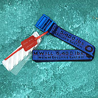 Ремень Пояс Off-White Original Belt Офф Вайт 150 см Синий с синей пряжкой