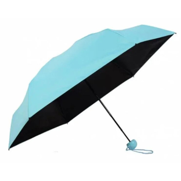 Парасолька капсула Umbrella 6752, блакитний