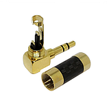 Штекер (мініджек) 3,5 мм стереовуглецевий, фото 2