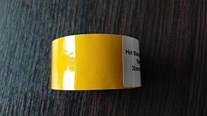 Фольга, ріббони Hot Stemp Yellow 30мм x 100м, жовтий