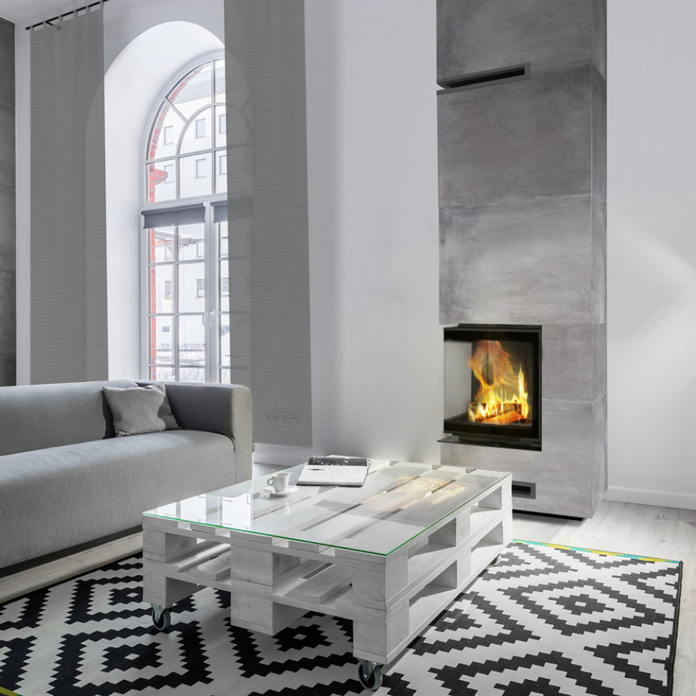 Камінна топка Kratki VN 480/480 ліва BS гільйотина (8,0 кВт)